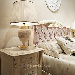 Кровать двойная (1800x2000) с кутанной головной и без ножной спинки